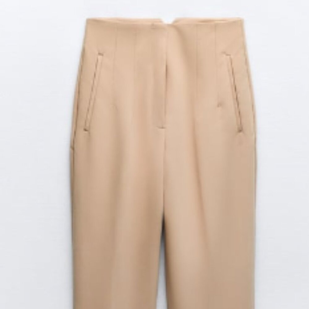 Zara High Waist Work Pants